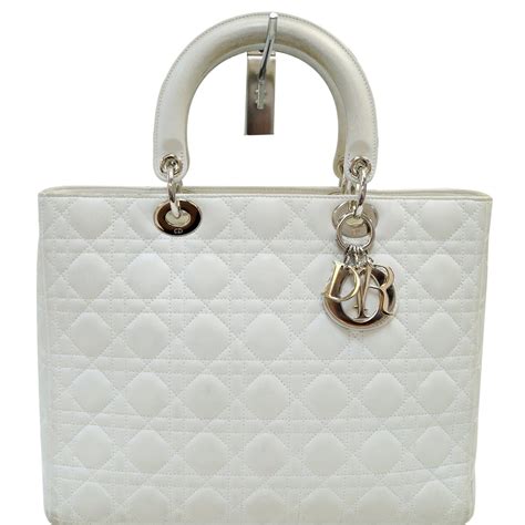 christian dior white bags